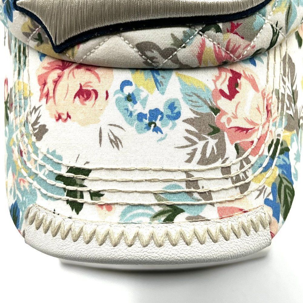 Robin Ruth Distressed Los Angeles Floral SnapBack hat - Picture 4 of 9